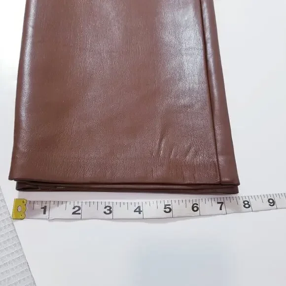 Aritzia Wilfred Soft Vegan Leather High Waisted Pants - Picture 9 of 13